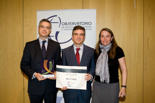 telefonica premio observatorio telefonica premio observatorio1 Premios a las Mejores Prácticas en CI (I): Telefónica, mejor estrategia digital y social media