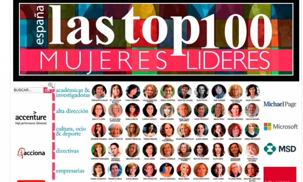 Top 100 mujeres en España: tenemos mucho que compartir entre nosotras