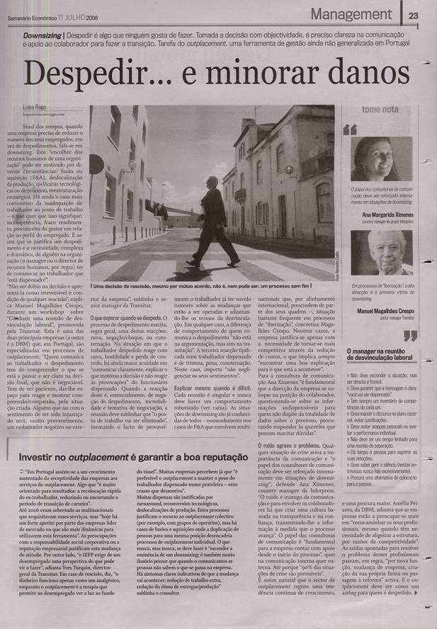 Reestructuraciones y comunicación