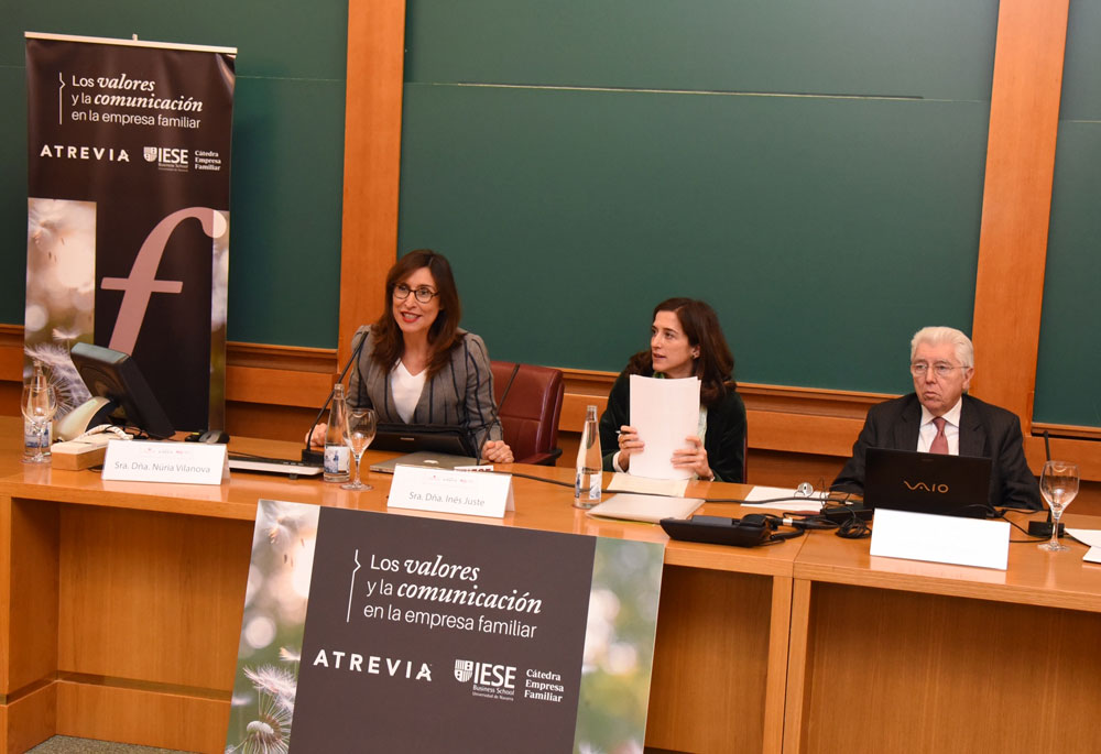 Presentación en el IESE del estudio sobre la comunicación en la empresa familiar Presentación en el IESE del estudio sobre la comunicación en la empresa familiar