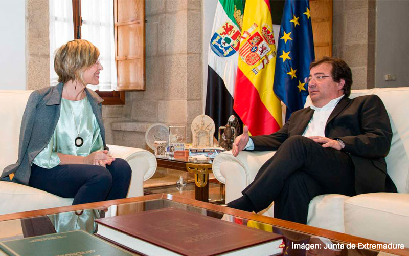Encuentro con el presidente de la Junta de Extremadura, Guillermo Fernández Vara Encuentro con el presidente de la Junta de Extremadura, Guillermo Fernández Vara