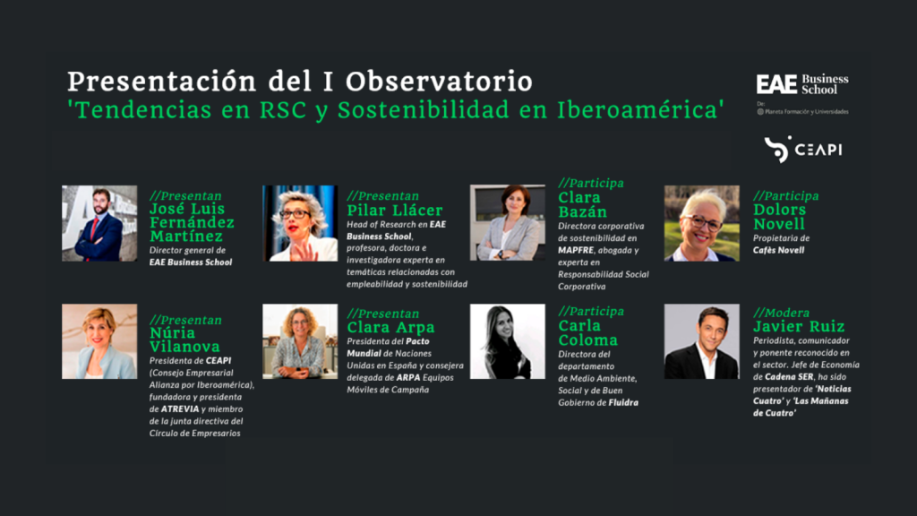 I Observatorio ‘Tendencias en RSC y Sostenibilidad en Iberoamérica’ I Observatorio ‘Tendencias en RSC y Sostenibilidad en Iberoamérica’
